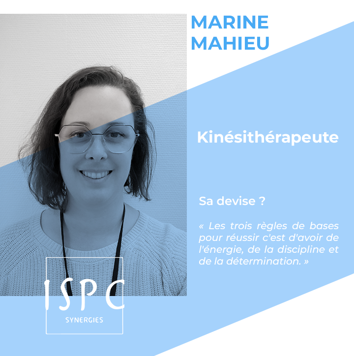 Marine MAHIEU, Kinésithérapeute ISPC